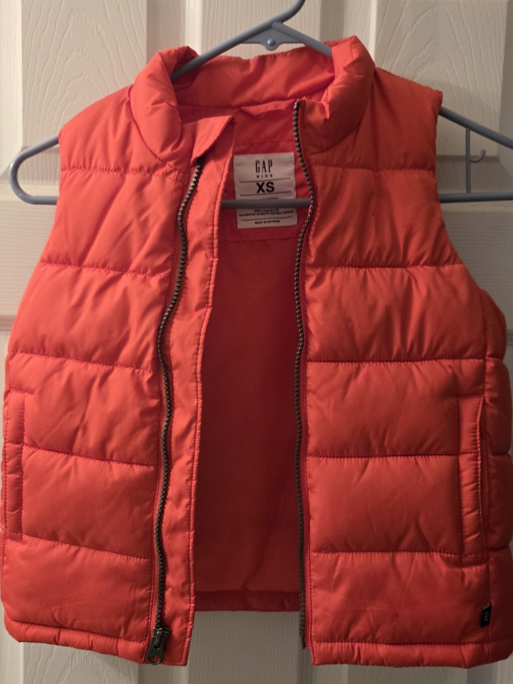 Gap Kids Puffer Vest - Red - XS